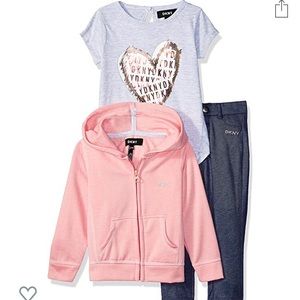 dkny baby girls 3 pieces 18 months